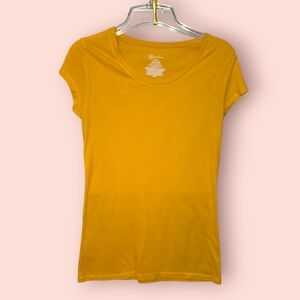 No Boundaries Mustard Short Sleeve Tee